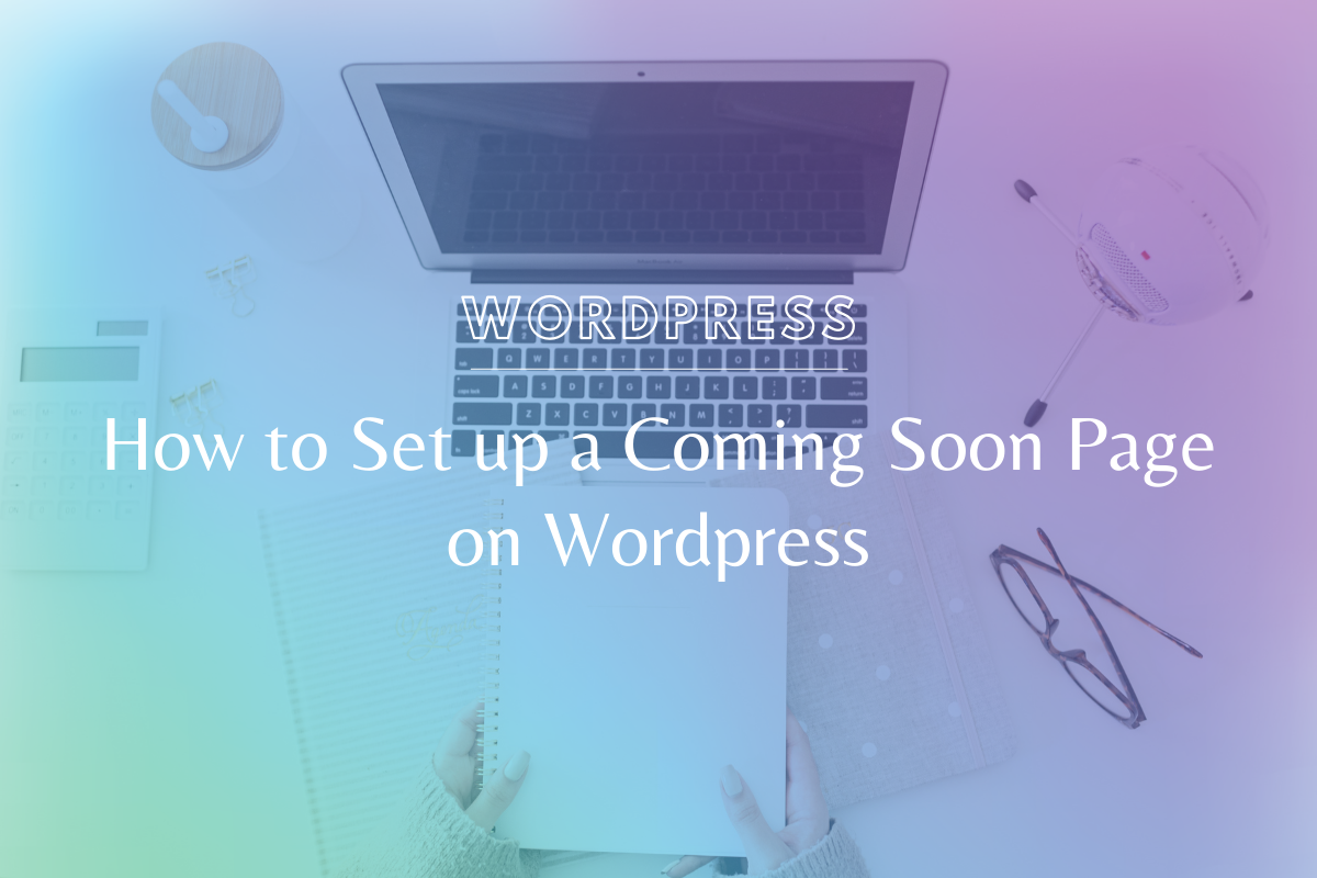 wordpress coming soon page