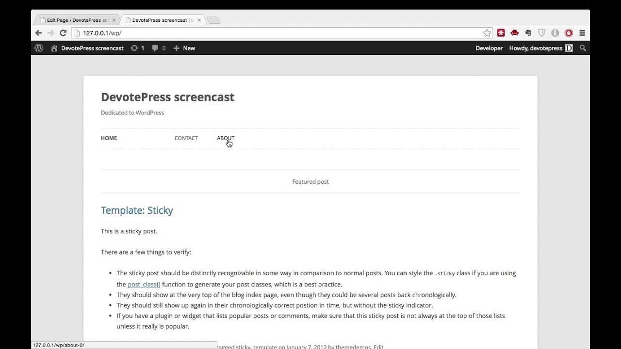wordpress how to link to a specific part of a page