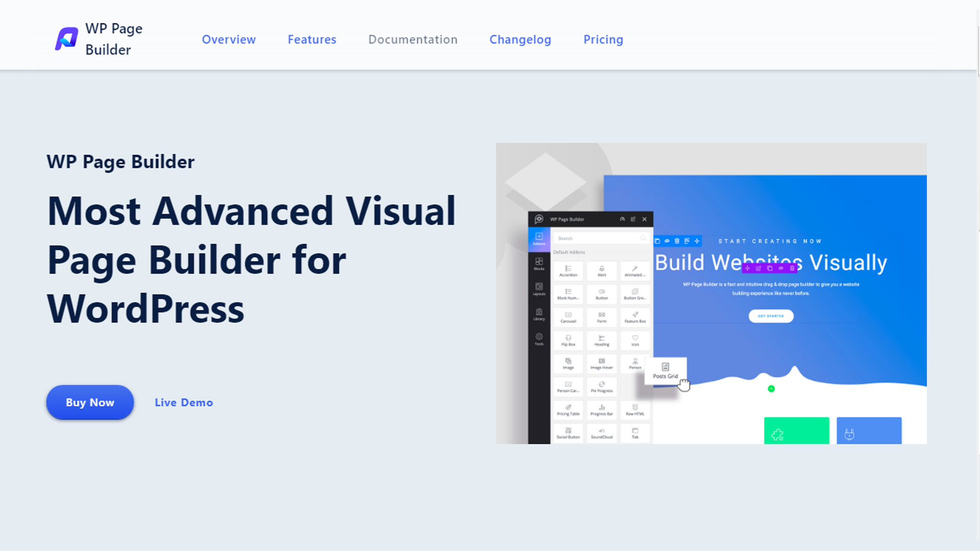 visual page builder wordpress
