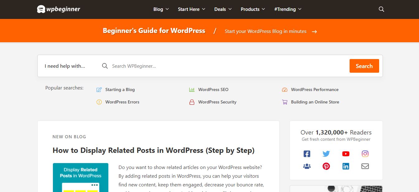 how to find a blog on wordpress